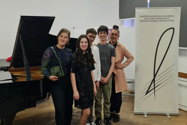 Učenici Glazbene škole Ljubuški uspješni na natjecanju u Sarajevu