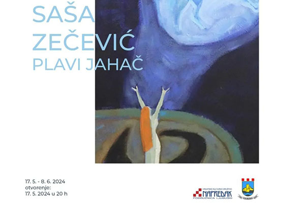 U Gradskoj galeriji izložba slika „Plavi jahač“ autora Saše Zečevića U Gradskoj galeriji izložba slika „Plavi jahač“ autora Saše Zečevića