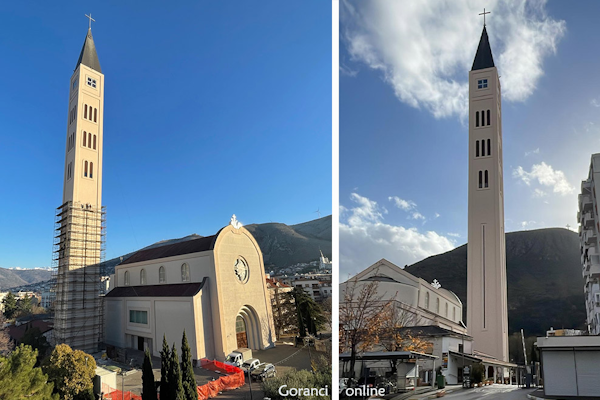 Jedan od simbola Mostara, Zvonik mira, najveći u BiH, zasjao u novom ruhu