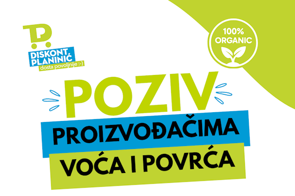 Diskont Planinić poziva domaće proizvođače voća i povrća na suradnju za sezonu 2027. Diskont Planinić poziva domaće proizvođače voća i povrća na suradnju za sezonu 2027.