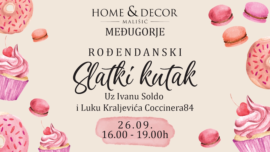 27.ROĐENDAN TRGOVINE MALIŠIĆ HOME&DECOR MEĐUGORJE!
